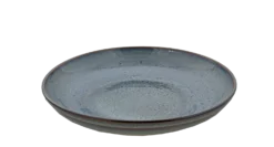 Oldenhof 1821 Serveerbord ø 35 Cm Aardewerk Indigo Spickel Blauw