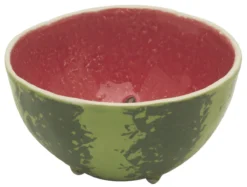 Bordallo Watermeloen Kom Op Pootjes ø 13 Cm Aardewerk Rood