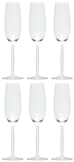 Schott Zwiesel Diva 7 Champagne Flûte 220 Ml Kristalglas 6 Stuks