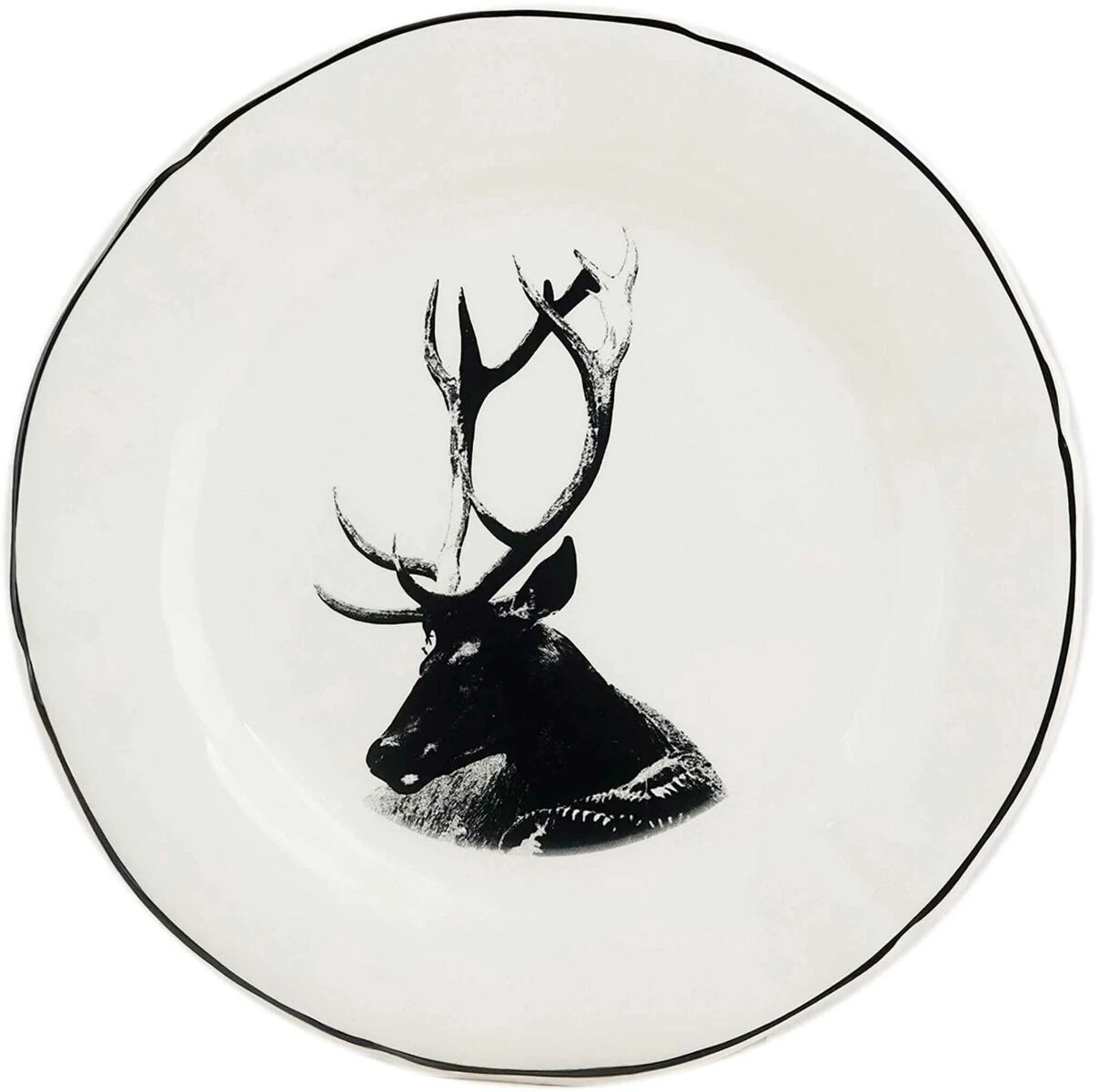 Gien Chambord Cerf portrait dessertbord ø 23,2 cm keramiek Gien Chambord Cerf Portrait Dessertbord ø 23,2 Cm Keramiek -Beste Glaswerk Winkel 1848ade226 69198.1568580164