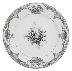Gien Fleurs Dinerbord ø 27,5 Cm Keramiek Crème