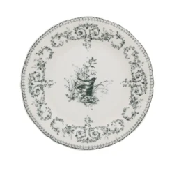 Gien Oiseau Dessertbord ø 22 Cm Keramiek Crème