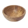 Bowls And Dishes Pure Olive Wood Schaal Rond ø 26 Cm Olijfhout Bruin