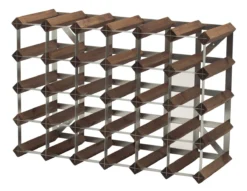 Traditional Wine Rack Co. Wijnrek 61 X 42 Cm Eik Donker
