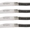 Laguiole En Aubrac Shepherd's Cross Steakmes 11,5 Cm Ebbenhout 4 Stuks