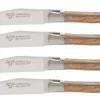 Laguiole En Aubrac Shepherd's Cross Steakmes 11,5 Cm Olijfhout 4 Stuks