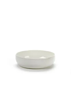 Serax Base Diep Bord ø 16 Cm Hoogte 4,5 Cm Porselein Wit Geglazuurd