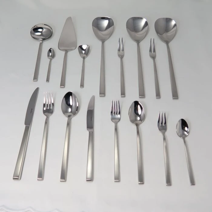 Wilkens Cantone bestekcassette 9-persoons rvs mat 89-delig Wilkens Cantone Bestekcassette 9-persoons Rvs Mat 89-delig -Beste Glaswerk Winkel 89mat