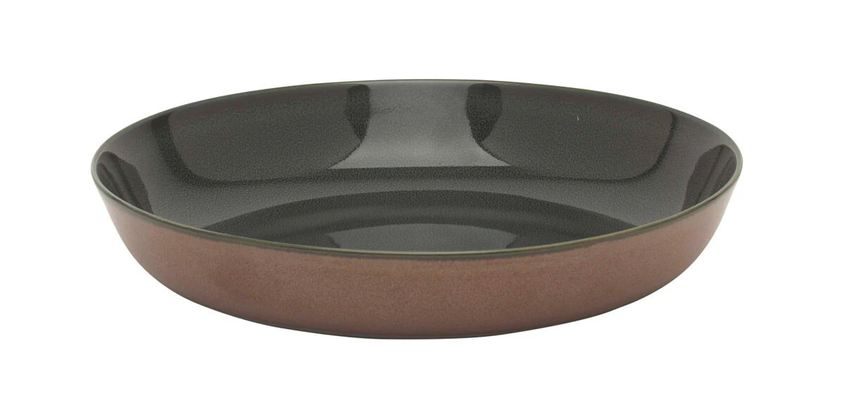 Serax Terres de Rêves schaal rond ø 21 cm stoneware smokey blue - rust Serax Terres De Rêves Schaal Rond ø 21 Cm Stoneware Smokey Blue - Rust -Beste Glaswerk Winkel 9231 74066 1
