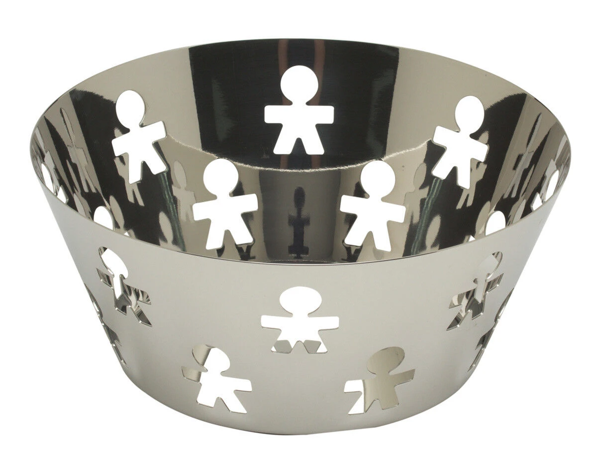 Alessi Girotondo schaal ø 20 cm rvs glans Alessi Girotondo Schaal ø 20 Cm Rvs Glans -Beste Glaswerk Winkel 9481 59960 1