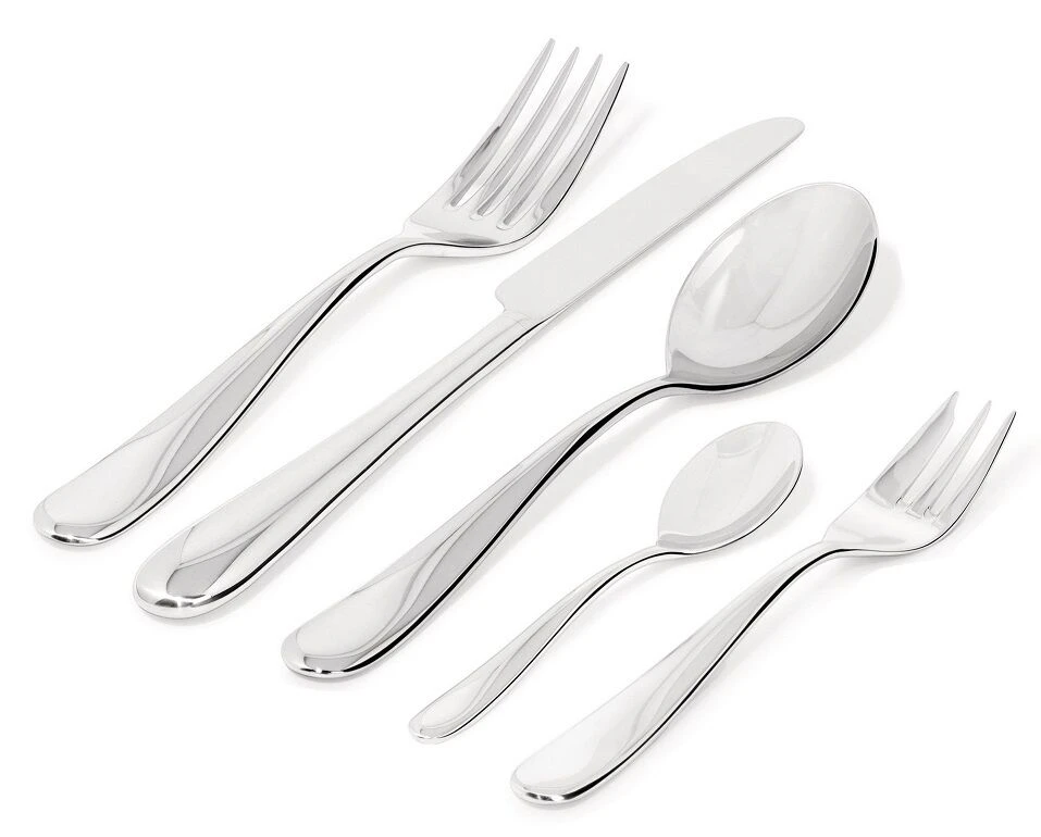 Alessi Nuovo Milano bestekcassette 6-persoons rvs glans 30-delig Alessi Nuovo Milano Bestekcassette 6-persoons Rvs Glans 30-delig -Beste Glaswerk Winkel alessi nuovo milano set30dln