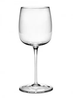 Serax Passe-Partout Rode Wijnglas Gebogen 450 Ml ø 9,6 Cm H 23 Cm Glas