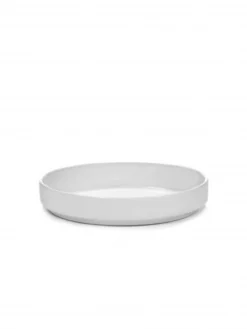 Serax Passe-Partout Bord Hoog ø 22 Cm H 4 Cm Porselein Wit Mat