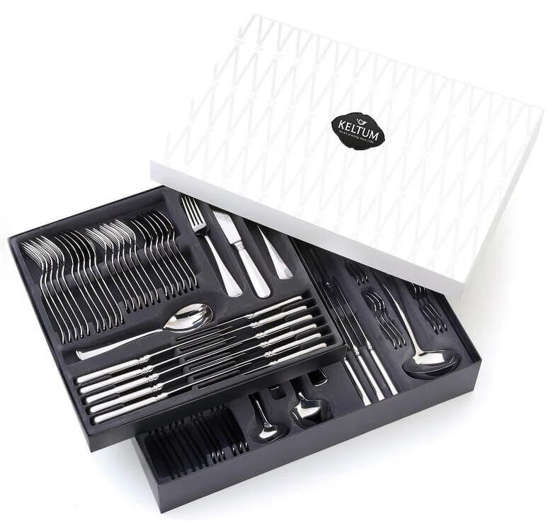 Keltum Bries bestekcassette monoblock 6-persoons rvs 40-delig Najaar 2019 Keltum Bries Bestekcassette Monoblock 6-persoons Rvs 40-delig Najaar 2019 -Beste Glaswerk Winkel bries 6 pers 40 dln doos