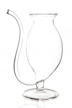100% Chef Cat Cup Glas Op Voet Met Tuit 8 Cm 350 Ml Glas