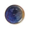 HK Living Chef Ceramics ACE7148 Side Plate ø 20 Cm Aardewerk Rustic Blue