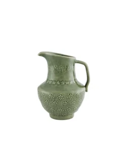 Bordallo Flora Karaf 1,5 Liter Aardewerk Groen