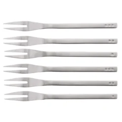 Puresigns One Cocktailvorken 12,5 Cm Rvs Mat 6 Stuks
