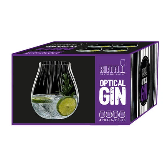Riedel Optical 'O' Gin Set 760 Ml Kristalglas 4 Stuks -Beste Glaswerk Winkel riedel optical o gin set 760 ml kristalglas 4 stuks 2 1