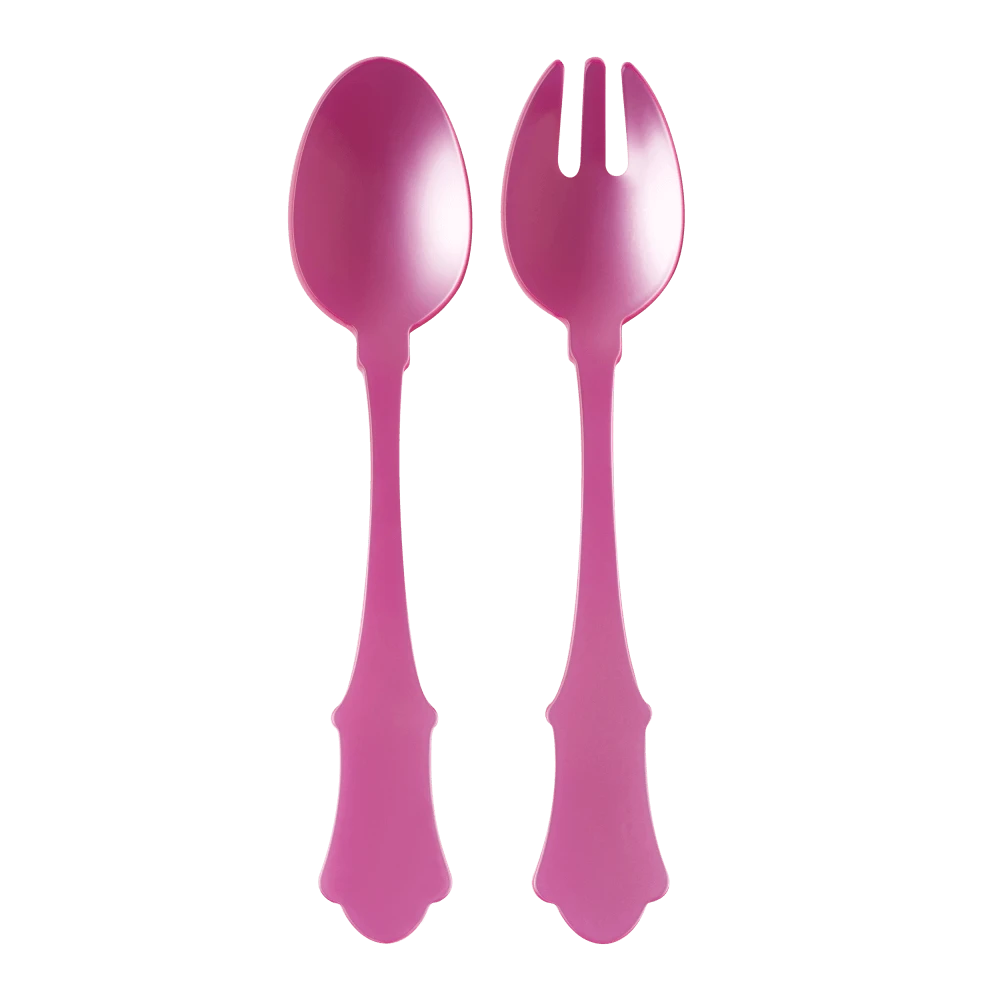 Sabre Old Fashion slacouvert kunststof Pink 2-delig Sabre Old Fashion Slacouvert Kunststof Pink 2-delig -Beste Glaswerk Winkel salad set 2 pcs old fashion pink fp hd
