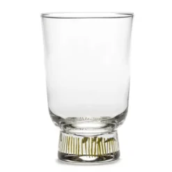 Serax Feast By Ottolenghi Glas 330 Ml Stripes Gold