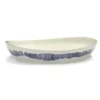 Serax Feast By Ottolenghi Serveerschaal S ø 30 Cm H 6 Cm Aardewerk White + Swirl Stripes Blue