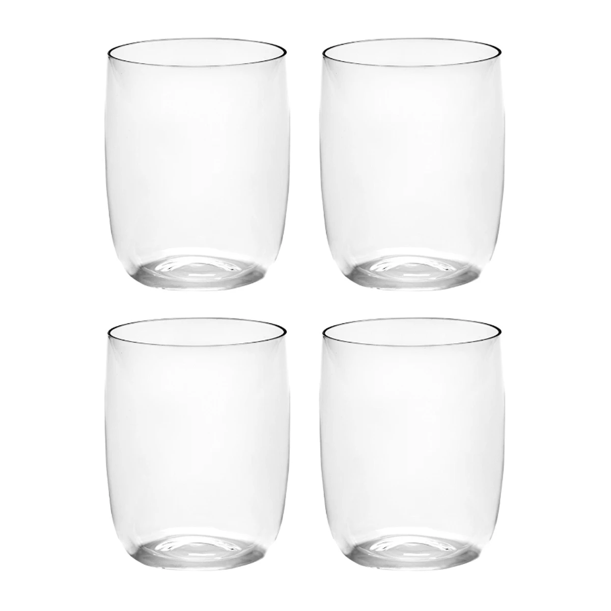 Serax Passe-Partout Glas Hoog Zonder Voet 330 Ml ø 8,3 Cm H 10,3 Cm Glas 4-delig