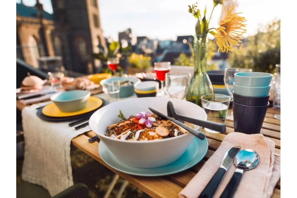 Mepal Bloom schaal 3 liter kunststof Pebble Black Mepal Bloom Schaal 3 Liter Kunststof Pebble Black -Beste Glaswerk Winkel serveerschaal bloom 3 0 l 1