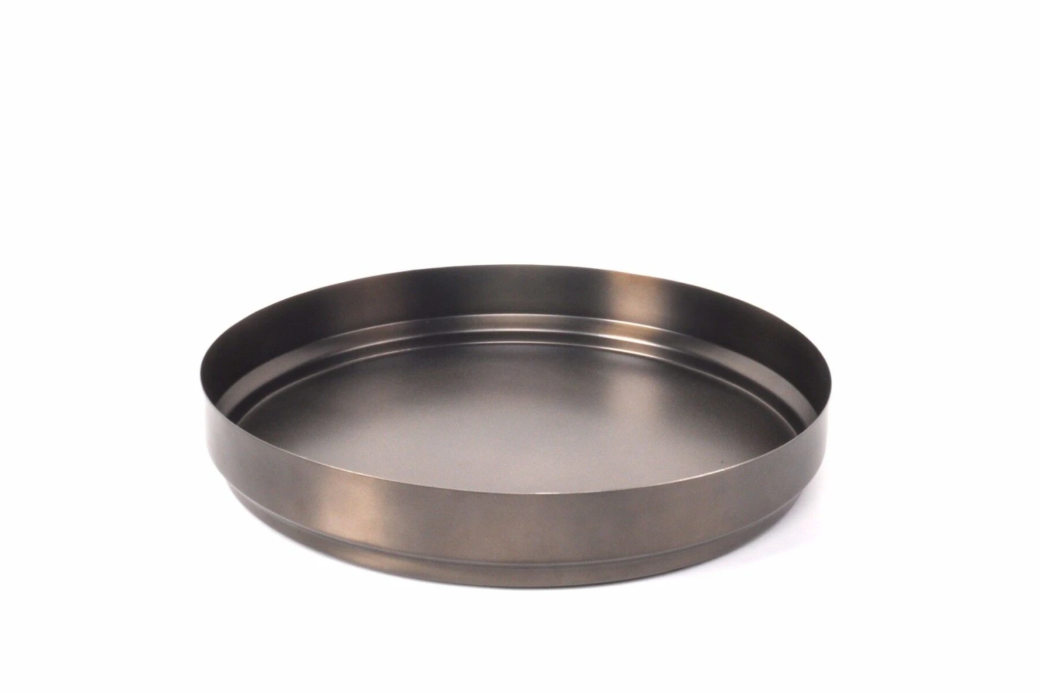 XLBoom Rondo Small dienblad ø 34 cm rvs zwart XLBoom Rondo Small Dienblad ø 34 Cm Rvs Zwart -Beste Glaswerk Winkel xlba110t01 09